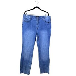 Member's‎ Mark Straight Jeans 2020s Women's 14 Blue Denim Normcore